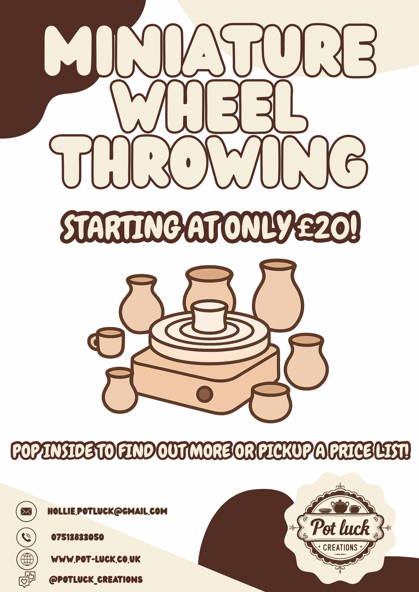Miniature Wheel Throwing