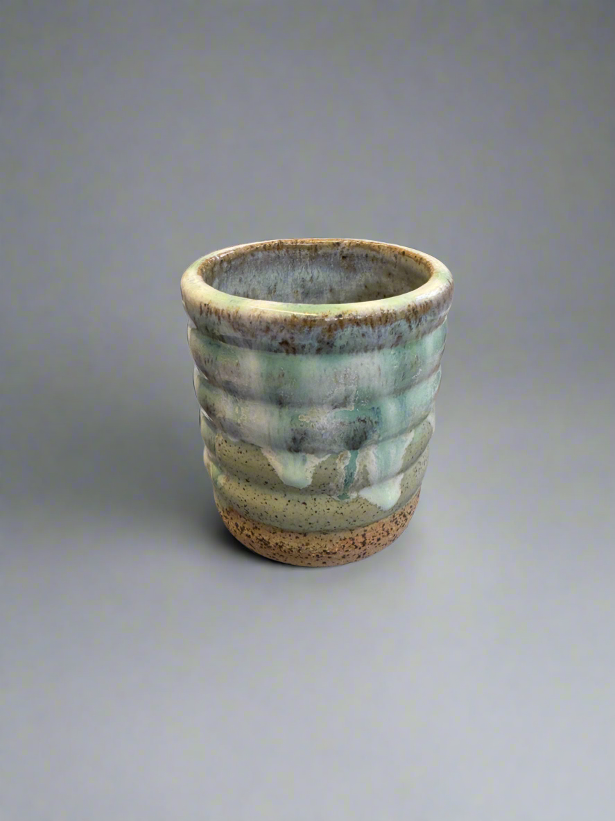 Handmade Ceramic Vessel – Glazed in Forest Tones